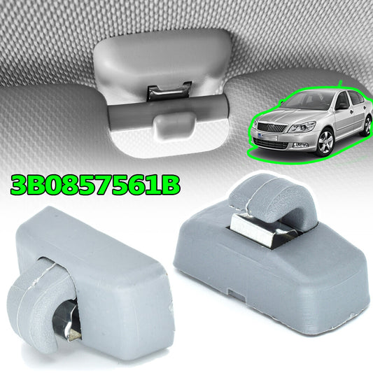 2X SunVisor Clip for VW Transporter T4 T5 Amrok Beetle for Bora Caddy Eos for Golf Lupo