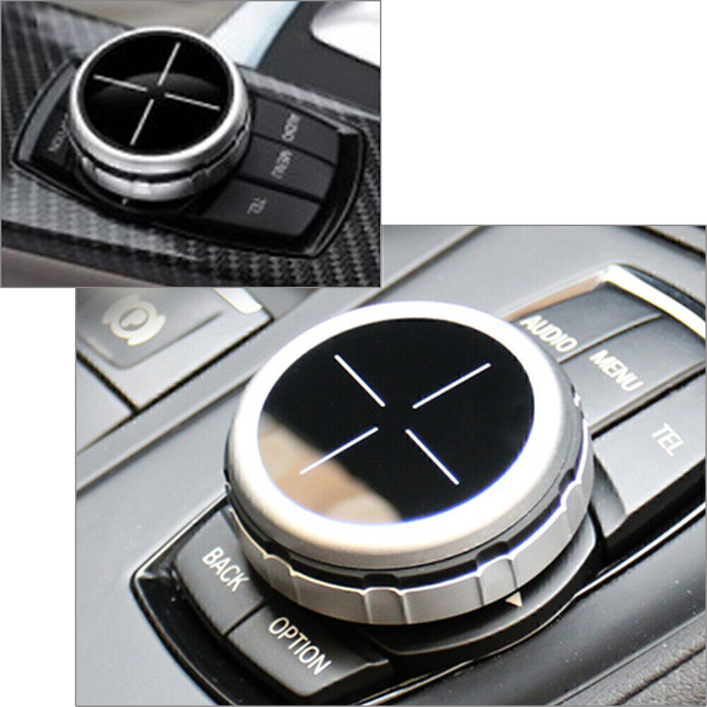 Multi-Media Control Knob Trim Cover Fit for BMW 1 2 3 4 5 6 7 X1 X3 X4 X5 X6 IDRIVE