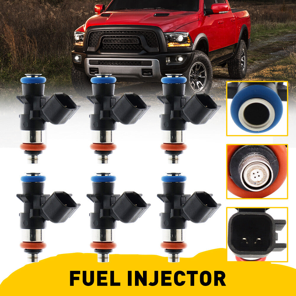 Automatic 6-piece equipment manufacturer ( ) 5184085AC fuel injector for WRANGLER for Challenger 3.6L