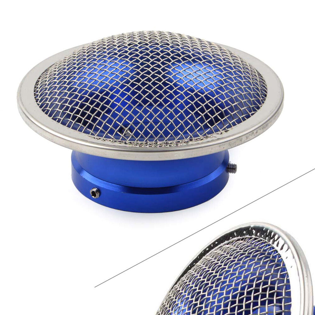 Air Filter Cup With Strainer Fit Universal 32mm/34mm Motorcycle Carburetor Blue