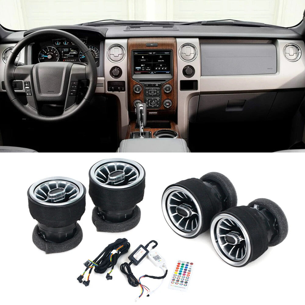 for Ford F150 F-150 2009-2014 AC Air Condition Vent Outlet Turbo Interior Trim