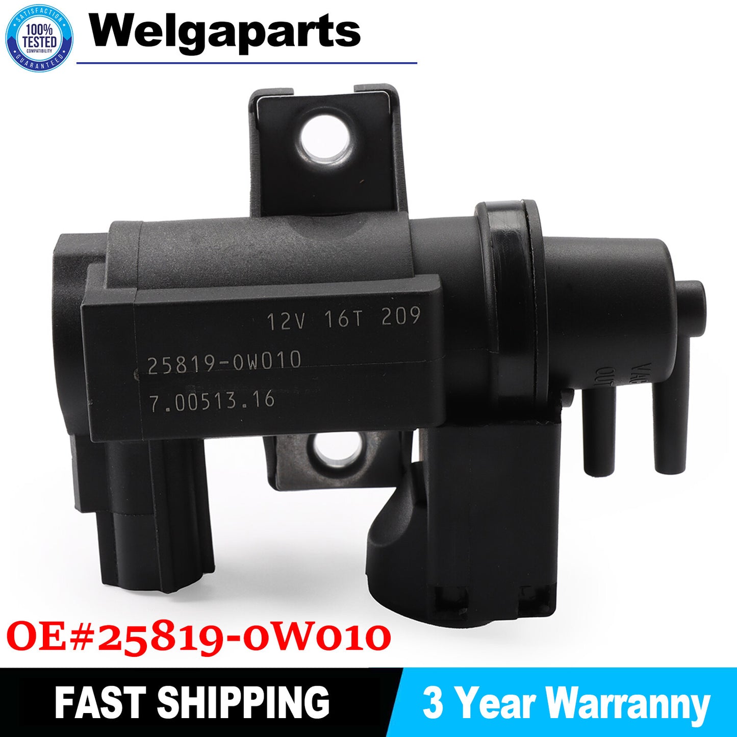 25819-0W010 for LEXUS IS300 RC350/300/200T Turbo Boost Pressure Valve Solenoid