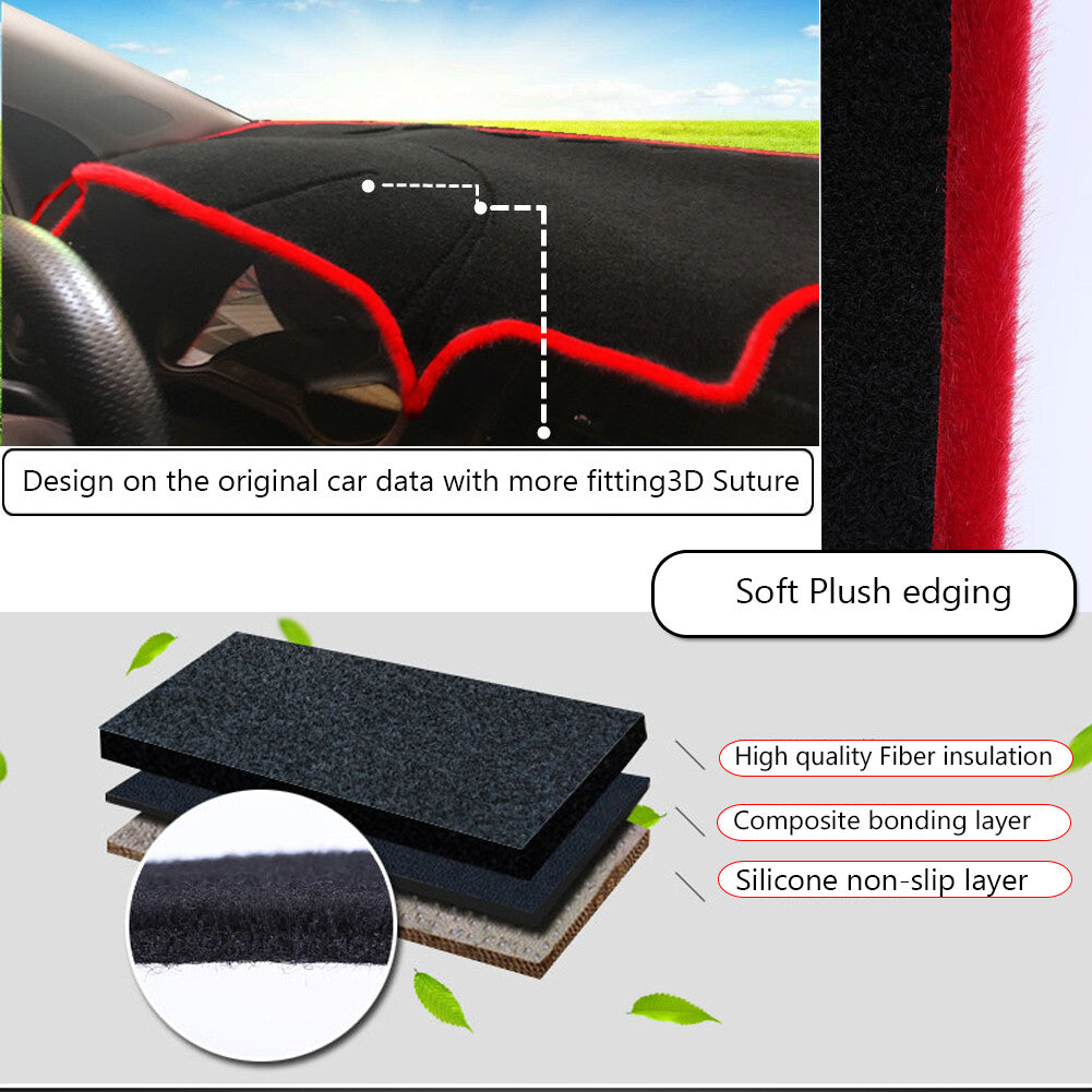 Dashboard DashMat Cover Sun Protector Mat for Chevrolet 2016-2019 for Chevy Camaro