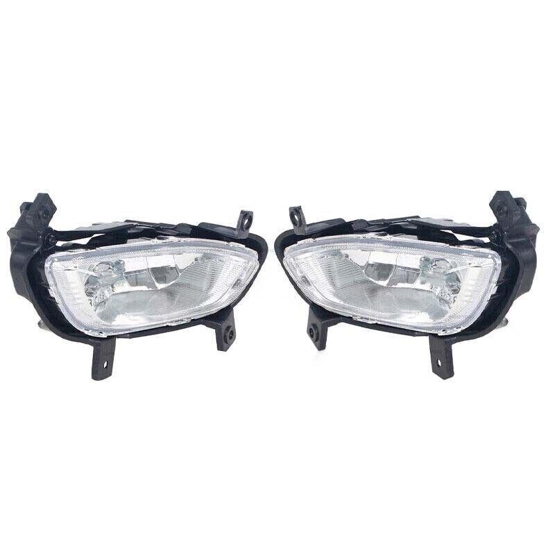Pair Front Bumper Driving Lamp Fog Light Fog Lamp for Kia Rio K2 Sedan 2012-2015