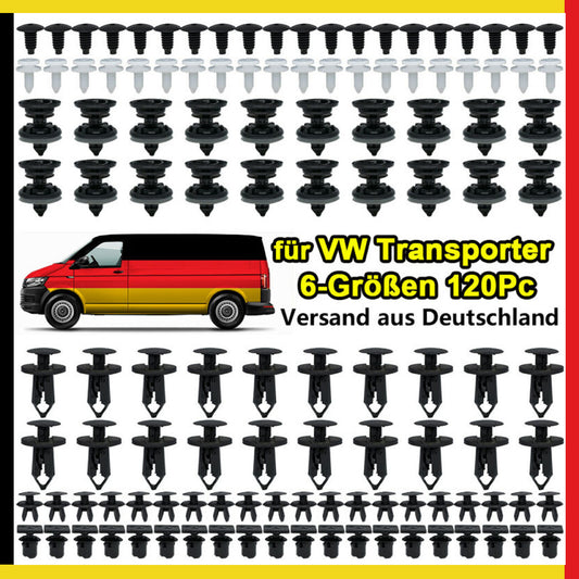 120 x mounting clips for VW bus T4 T5 T6 interior trim clips 701867549 de