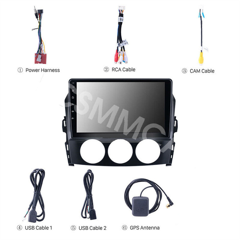 Android 13 Car Stereo GPS Wifi Head Unit For CarPlay Fit for Mazda MX5 2009-2015
