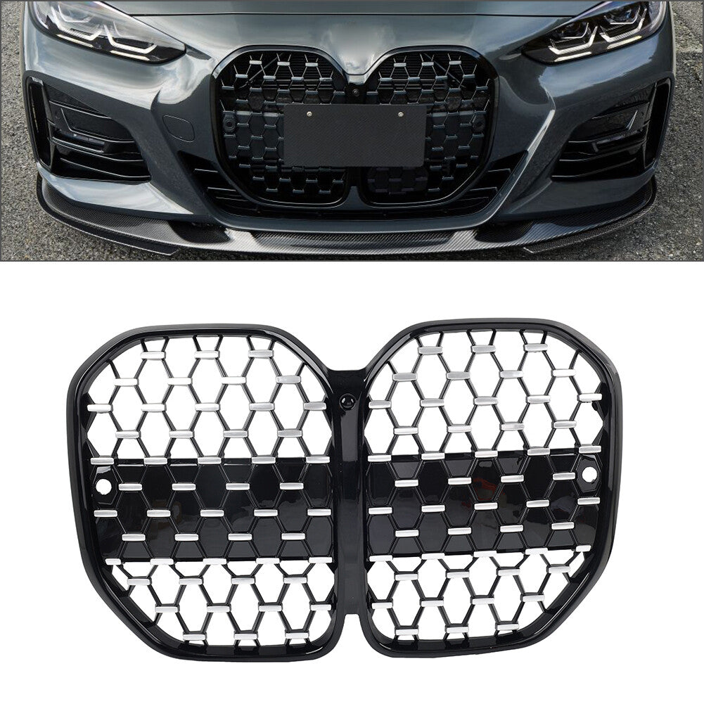 Front Bumper Kidney Grille Fit for BMW 4 Series G22 G23 2 Door 2021-2023