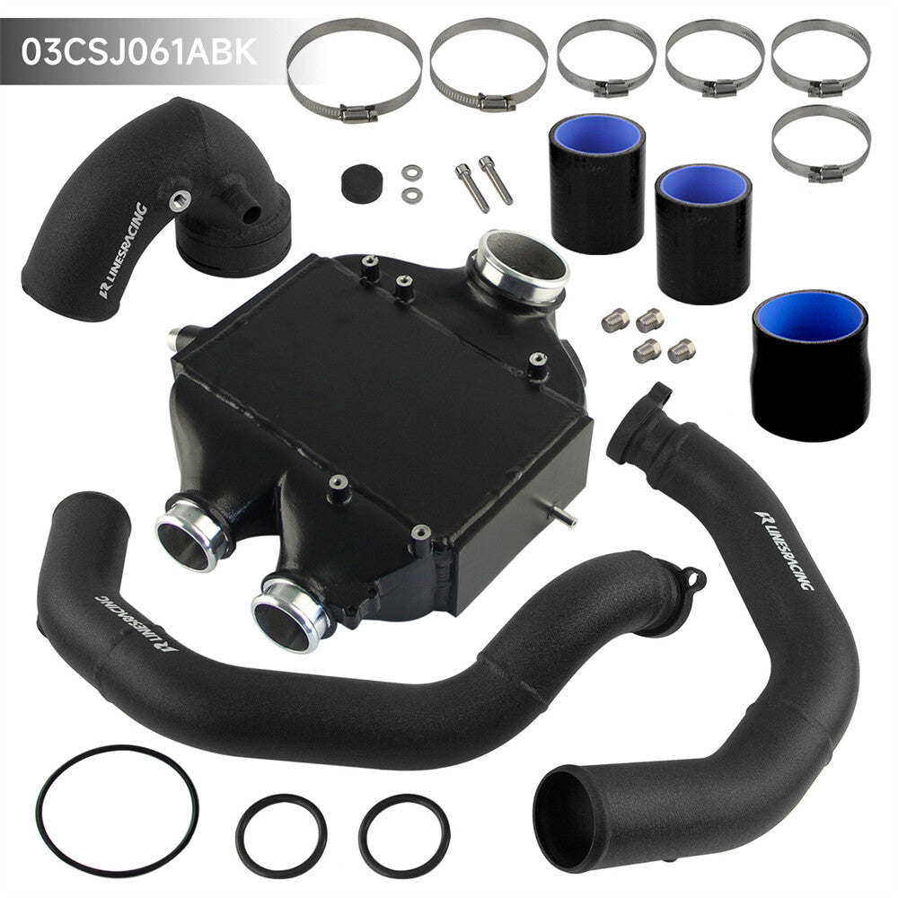 Top Mount Intercooler Kit w/ Charge Pipes for BMW 15-20 M2 M3 F80 M4 F82 F83 S55