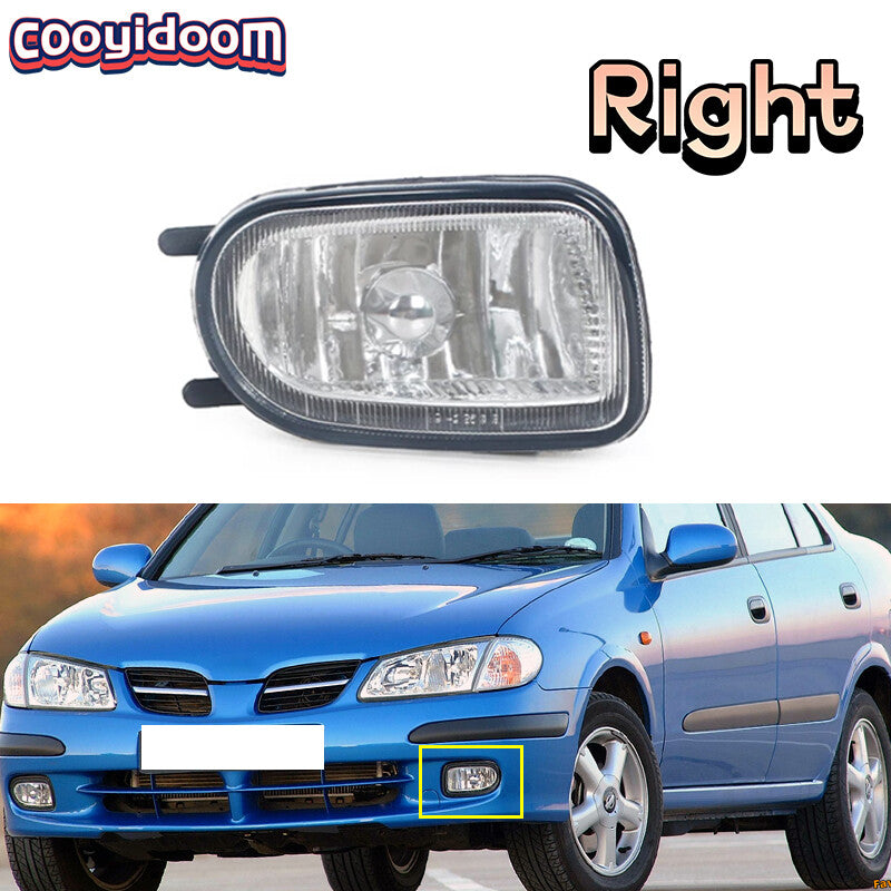 Applicable to the right front bumper fog light of for Nissan Almera Sunny 2000 - 2004