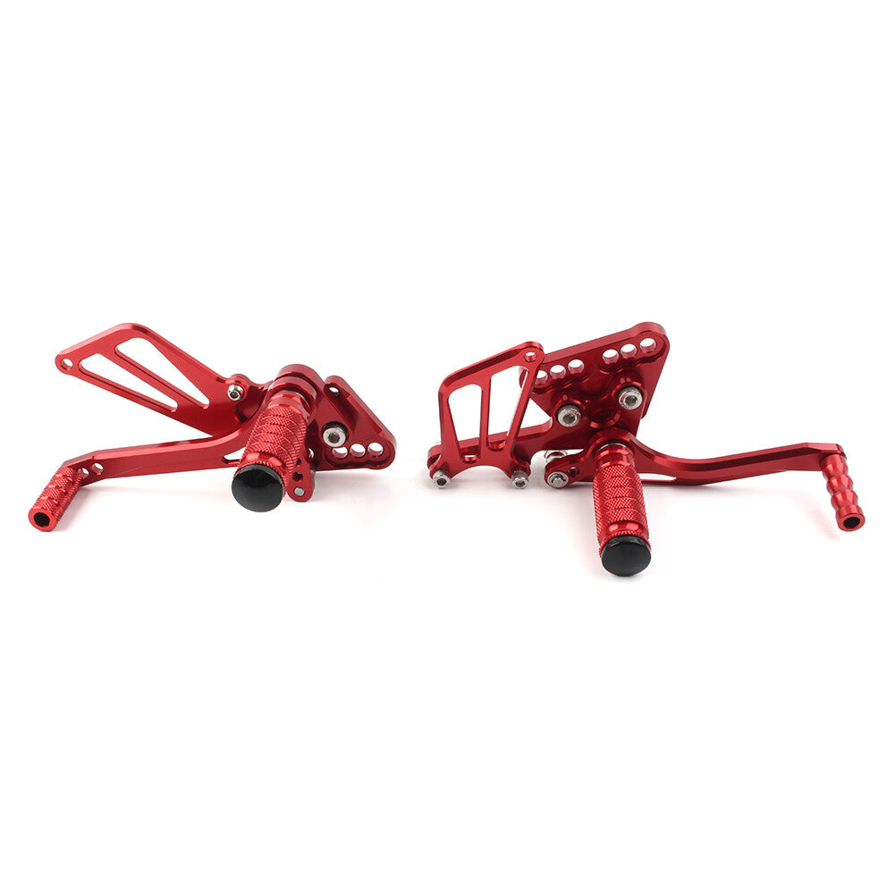 Fit for Suzuki GSXR1000 K5 2005 2006 Motorcycle Rearsets Foot pegs Red UK