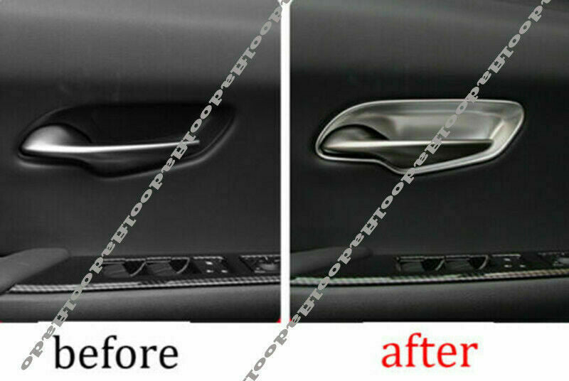 for Lexus UX 200 250h 2019-2022 Silver Inner Door Handle Bowl Frame Cover Trim
