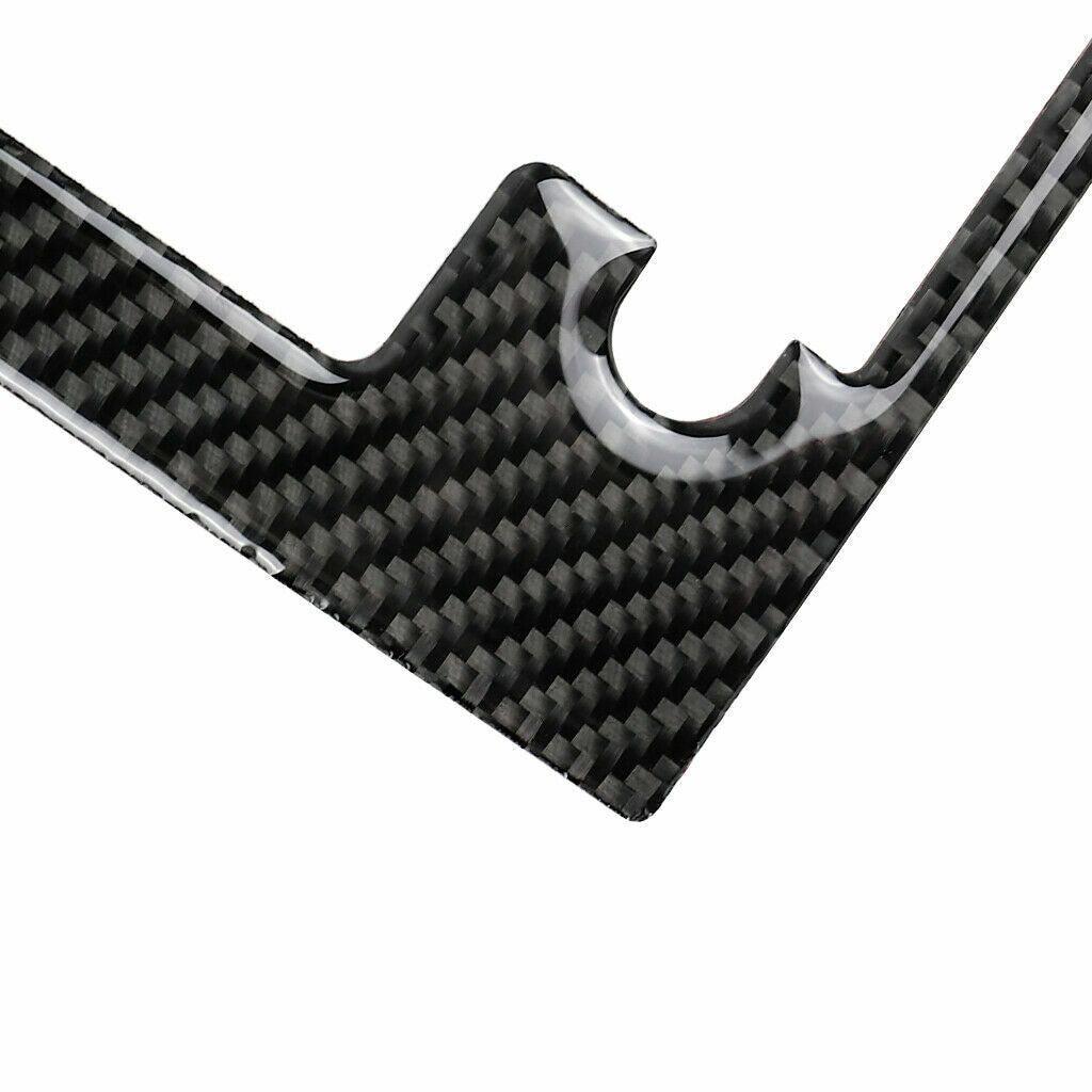 Carbon fiber interior cup lid trim suitable for Porsche Macan 2015 - 2018