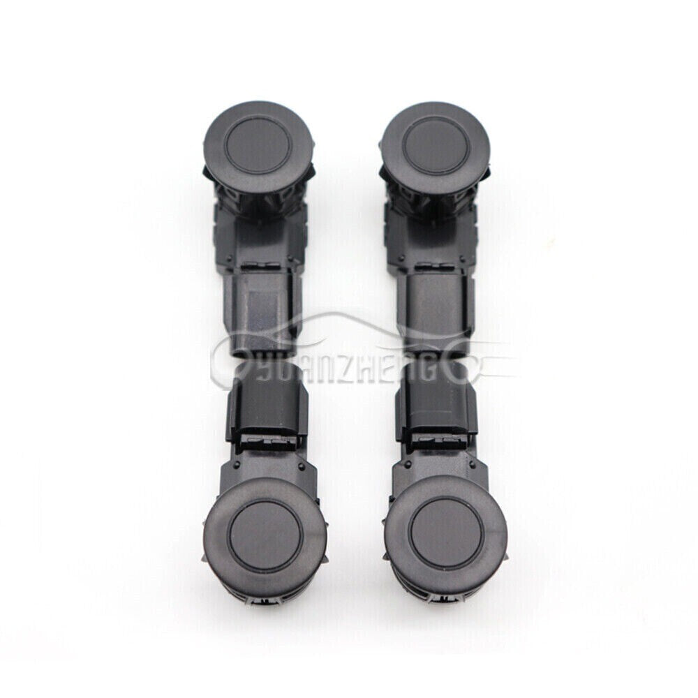 Four black PDC parking sensors, model 89341-0C010, suitable for 2013-2016 for Toyota Tundra 4.0/4.6/5.7L engines.