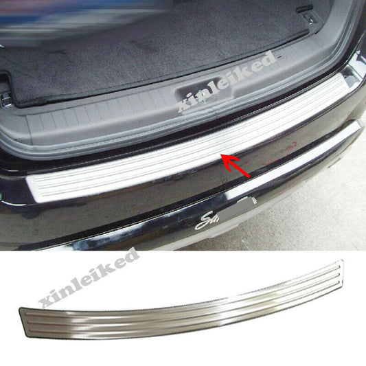 Stainless Rear Bumper Trim for Hyundai Santa Fe 2010-2012 Plate Sill Guard Cover