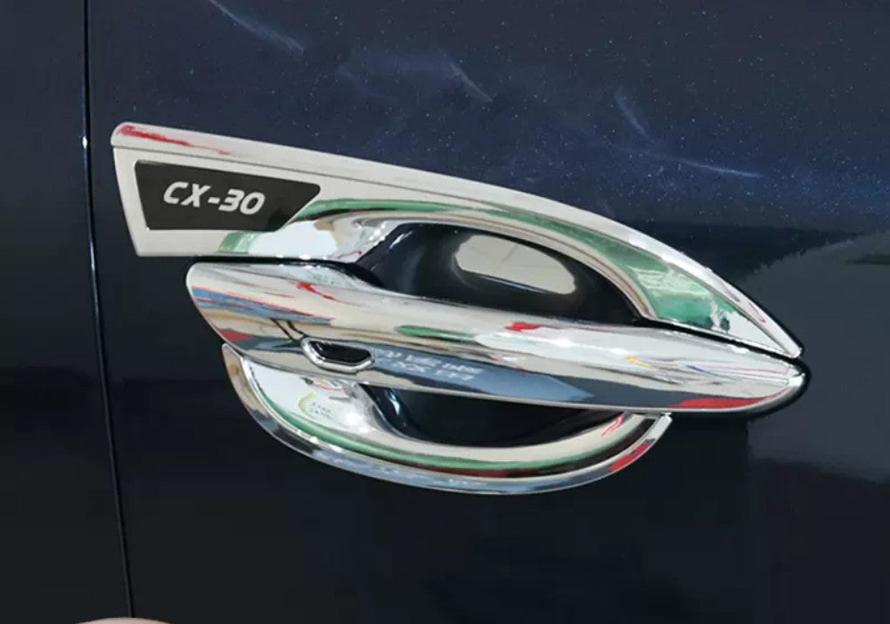 for Mazda CX-30 2023 Parts Door Handle Bowl Trims Protector Covers Car Aessories