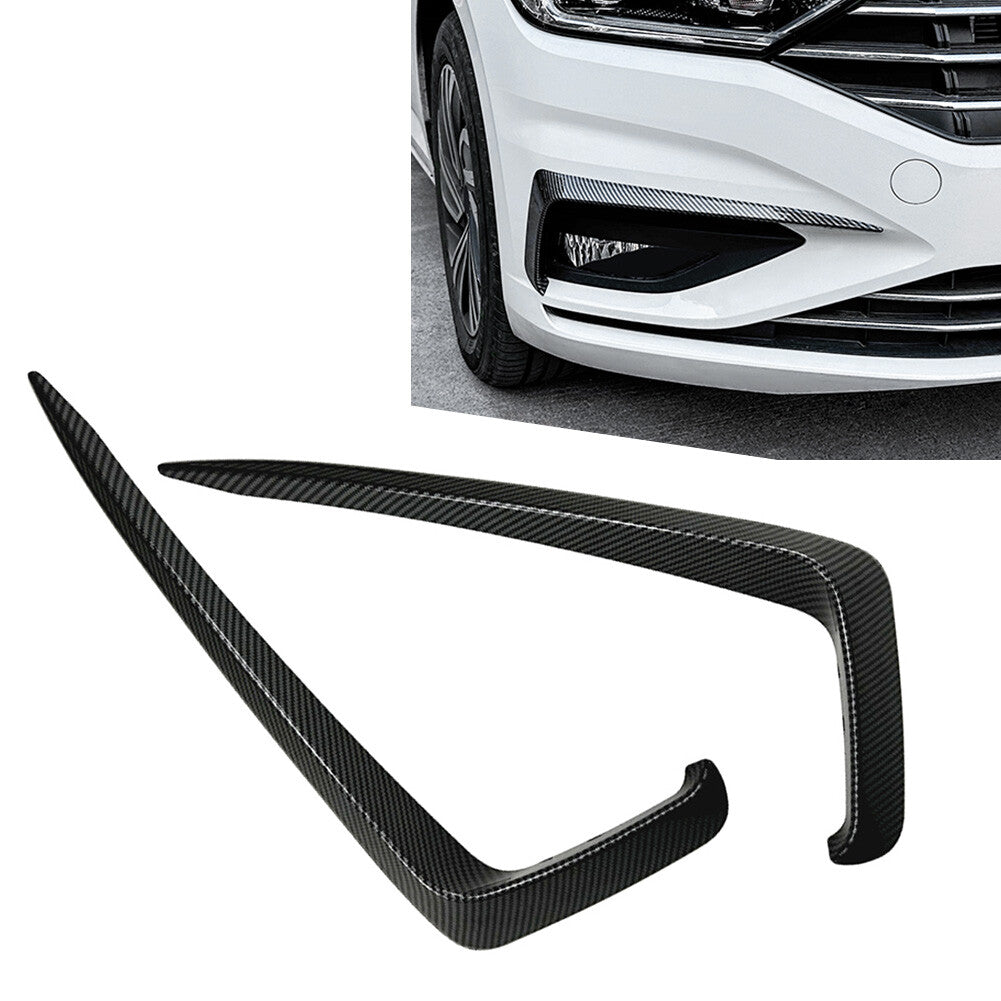 Front Stofnger Nebellicht Abdeckung Trim F¨¹r for VW for Jetta MK7 2019-2021 Kohlefaser