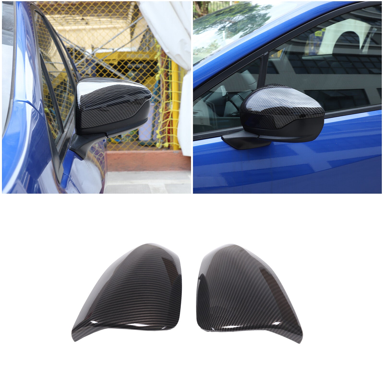 ABS carbon fiber window lift switch cover trim for Toyota Tacoma 2016 - 2020
