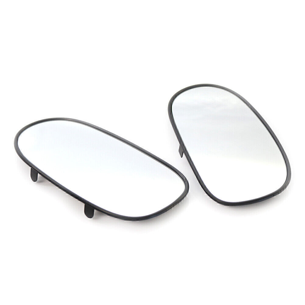 2x Car Mirror Glass Smooth Heated White Fit 2005-2013 for Chevrolet for Corvette