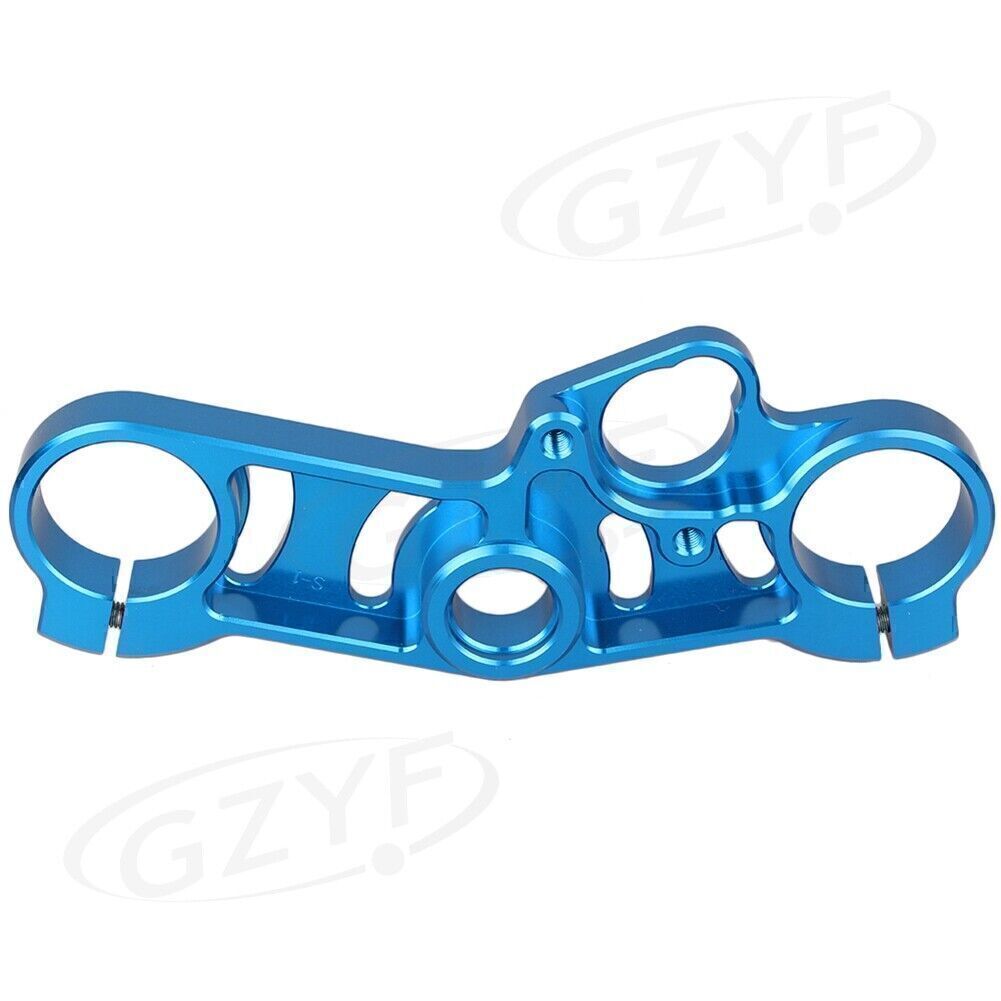 for Suzuki GSXR600/750 06-09  GSXR1000 2007 08 Upper Top Clamp Triple Tree Blue