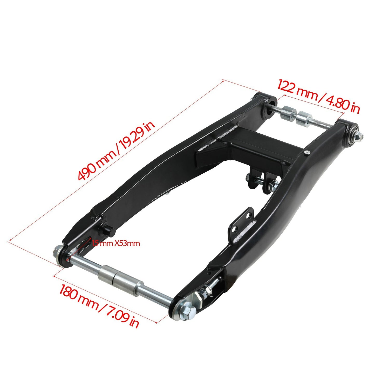12-inch rear wheel swingarm kit, 80/100-12 tires, rim grooves, SSR Apollo bicycle, 110cc/125cc.