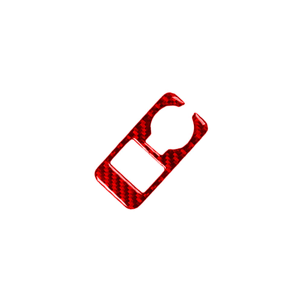 Red Power Socket Trim Panel Carbon Fiber Interior for Toyota FJ Curiser 2007-21