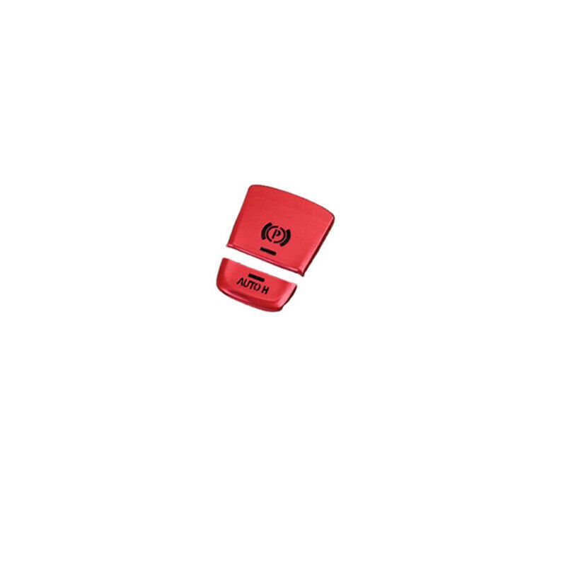 Shifter Hand Brake Sticker Trim 1PCS for BMW 5 Series G30 2018-2022 Red Aluminum