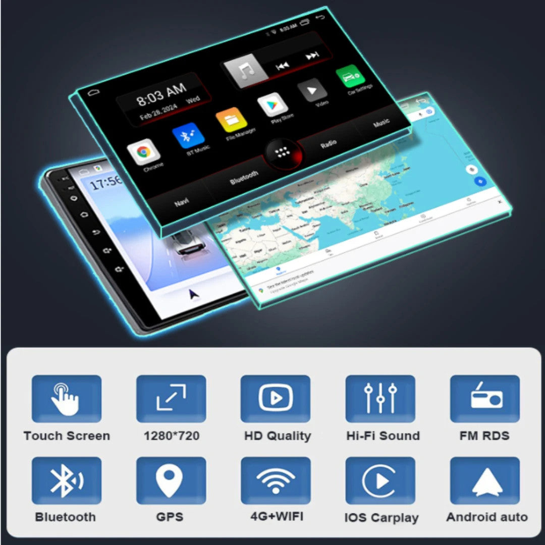 Android CarPlay Car Radio for Kia Borrego Mohave 2008-2016 GPS Player Screen 4G