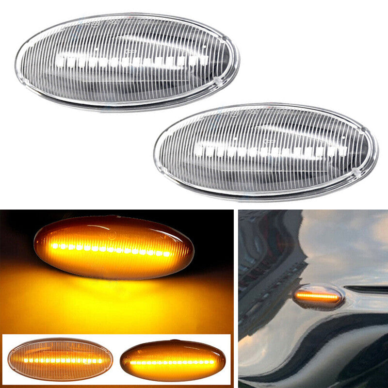 Side Marker Fender Turn Signal Lamp Fit for Nissan Navara D22 Frontier PickUp