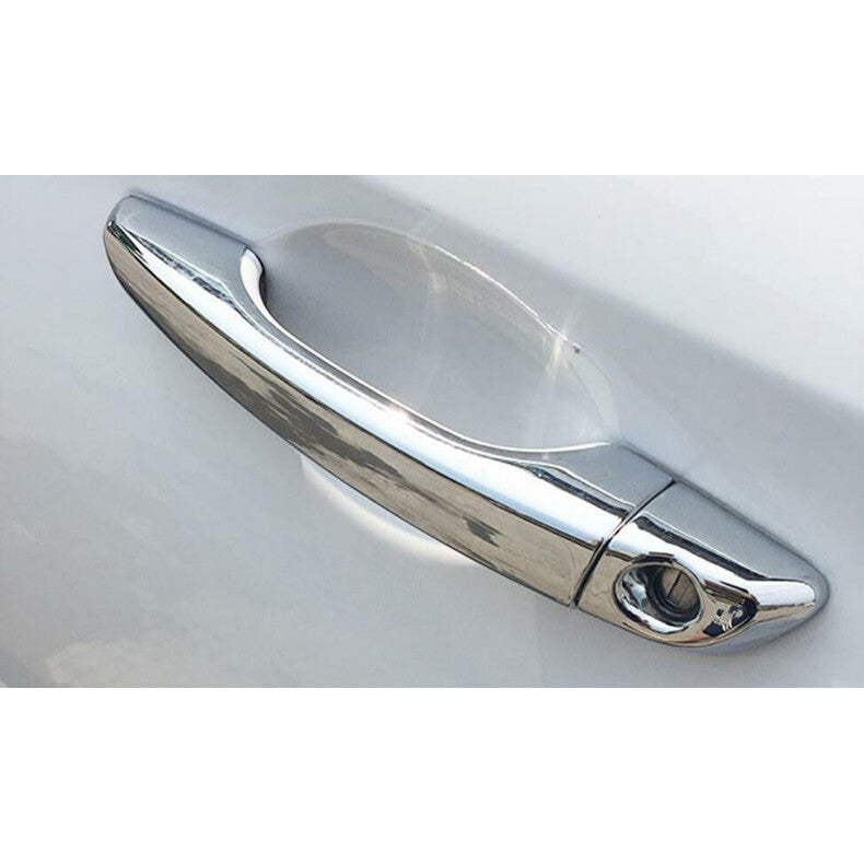 for Hyundai for Elantra 2017-2020 Chrome Exterior Door Handle Molding Cover Trim 8x
