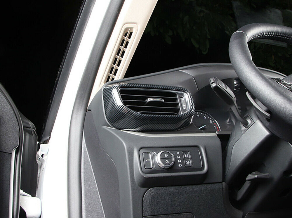 for Ford Explorer 2020-2022 ABS Carbon Fiber Dash Air Vent Outlet Cover Trim