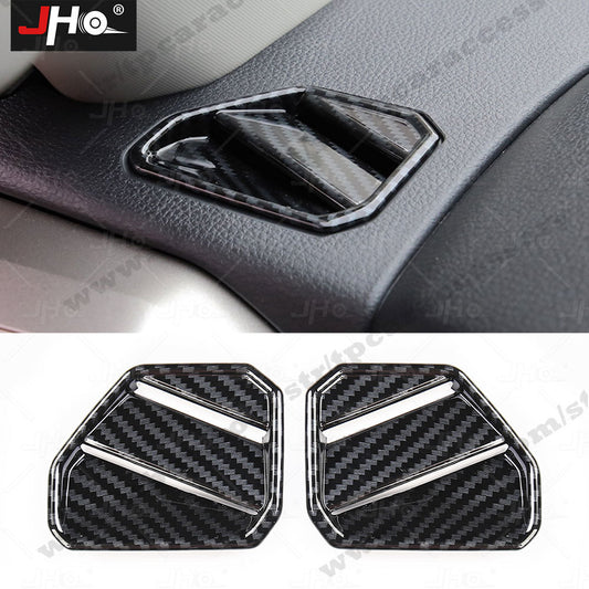 Carbon Fiber Garin AC Air Vent Outlet Cover Trim Frame for Toyota Tundra 2022+
