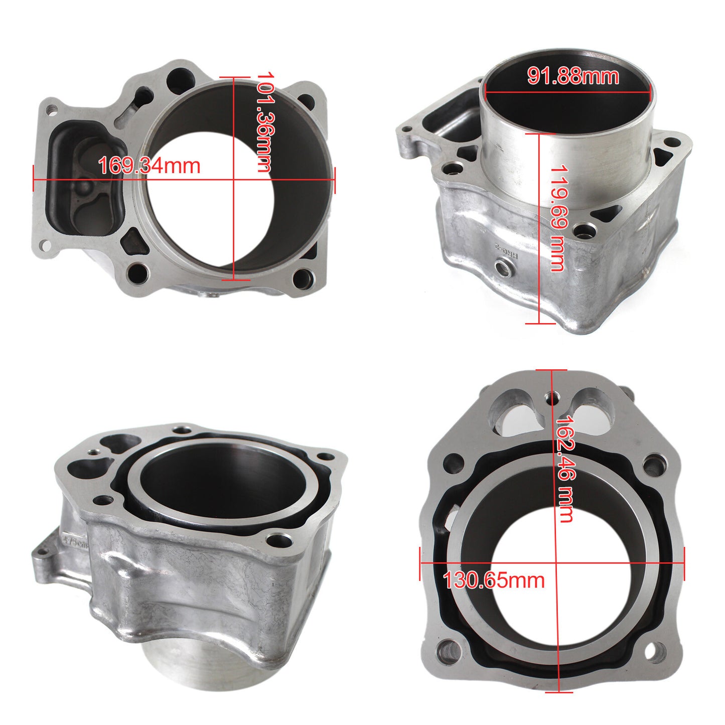 Set Cylinder Jug Kit for Honda TRX500 12-19 Foreman Rubicon 500 15-21 Pioneer500