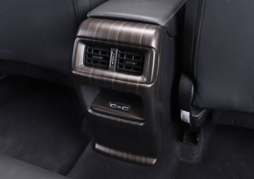 ABS Rear Air Outlet Vent Panel Wood Grain Cover Trim for Honda CRV CR-V 2023-24