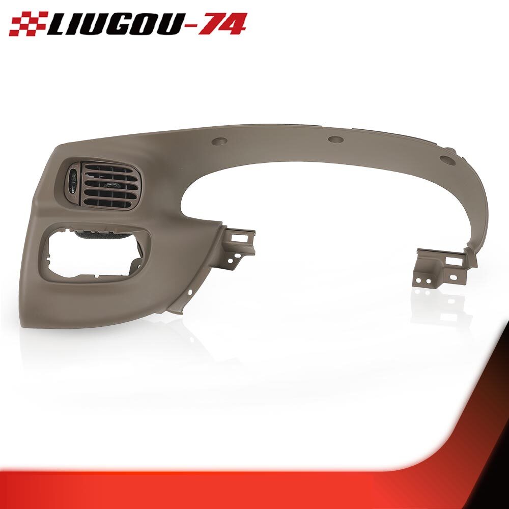Suitable for 1997-03 for Ford F150, brown dashboard Speedo instrument panel bezel trim panel.