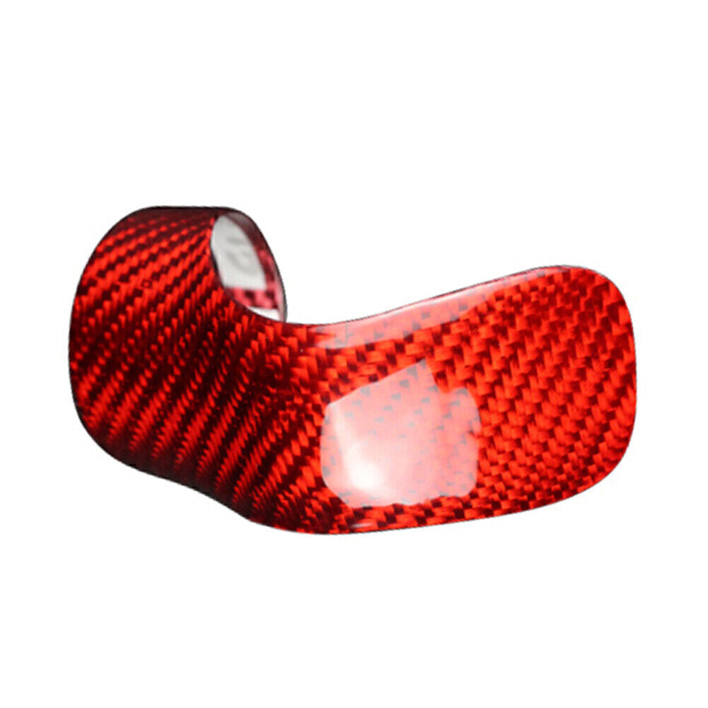 Car Gear Shift Knob Cover Trim for LEXUS IS for ES GS NX RX GS RC Carbon Fiber Red
