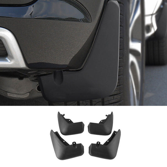 Black ABS Front Rear Mud Flap Splash Guard 4X Fit For Discovery Sport 2020-2025