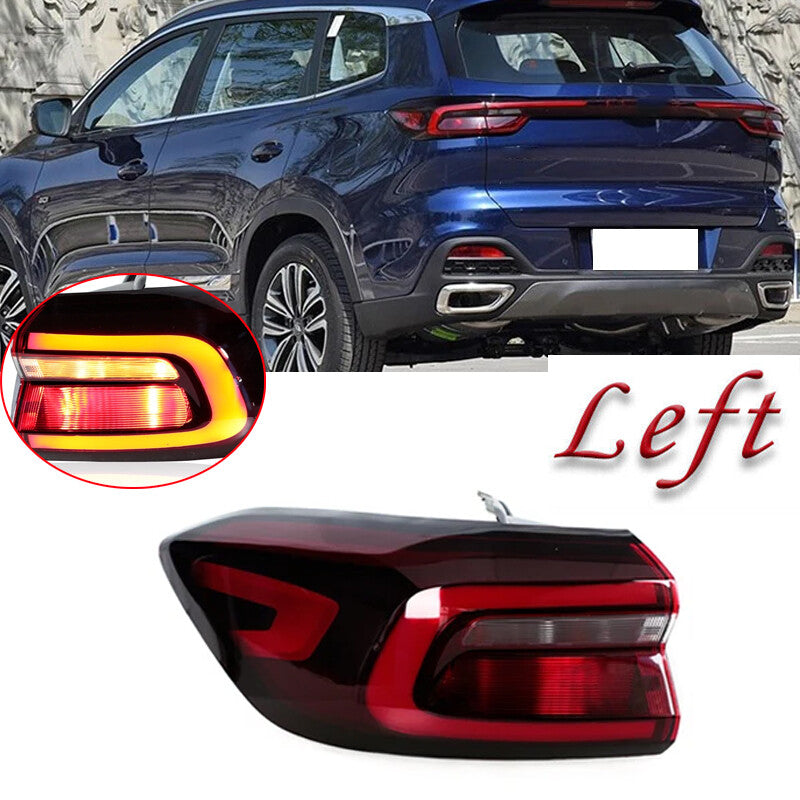 Left side: Taillight assembly for Chery Tiggo 8 and Tiggo 7 Pro 2019 - 20, rear bumper light.
