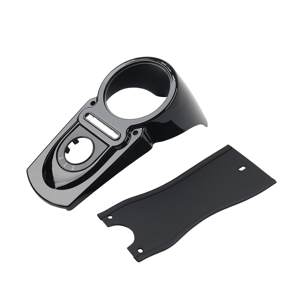 Motorcycle Fuel Tank Console  Gas Tank Panel Bib for Harley Dyna FXDF FXDB