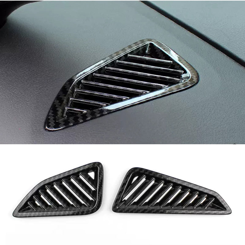 Carbon fiber dashboard vent cover trim for Toyota for Corolla 2019 - 2024
