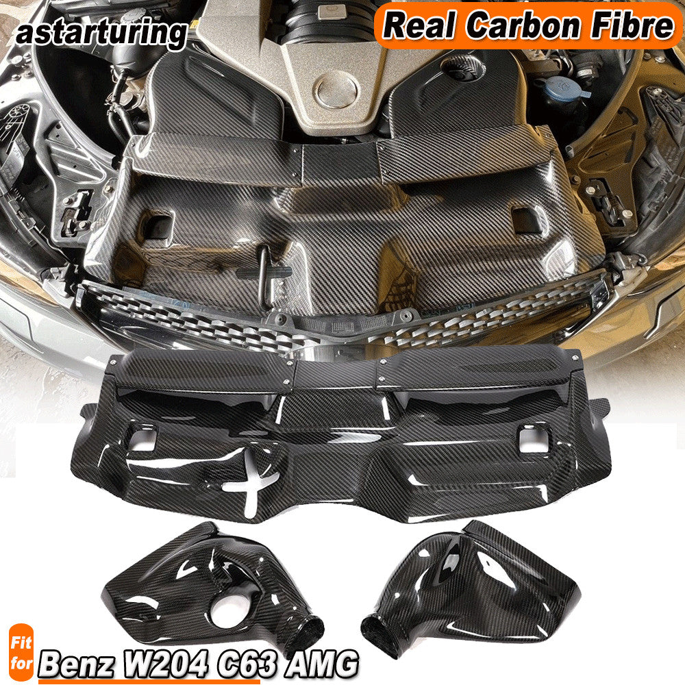 for Mercedes-Benz W204 C63 AMG DRY Carbon Fiber Air Filter Intake System Cover