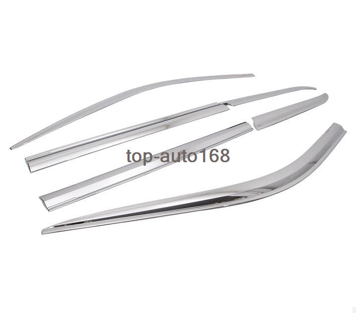 for Jeep Compass 18-24 Chrome Window Visor Vent Sun Shade Rain Guard Door Visor