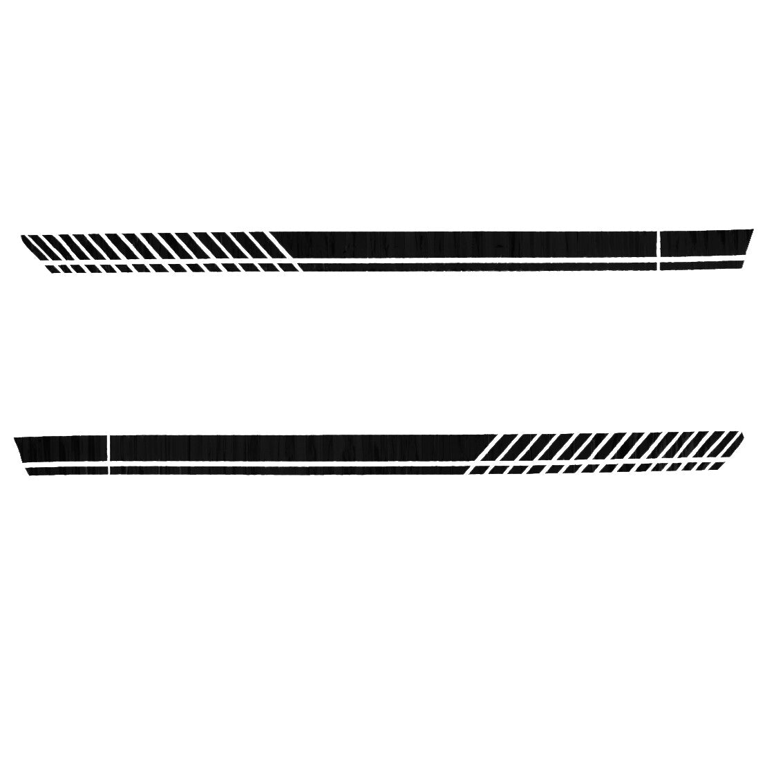 Pair Side Door Fender Skirt Racing Stripes Decal Sticker Fit for Ford for Mustang zy