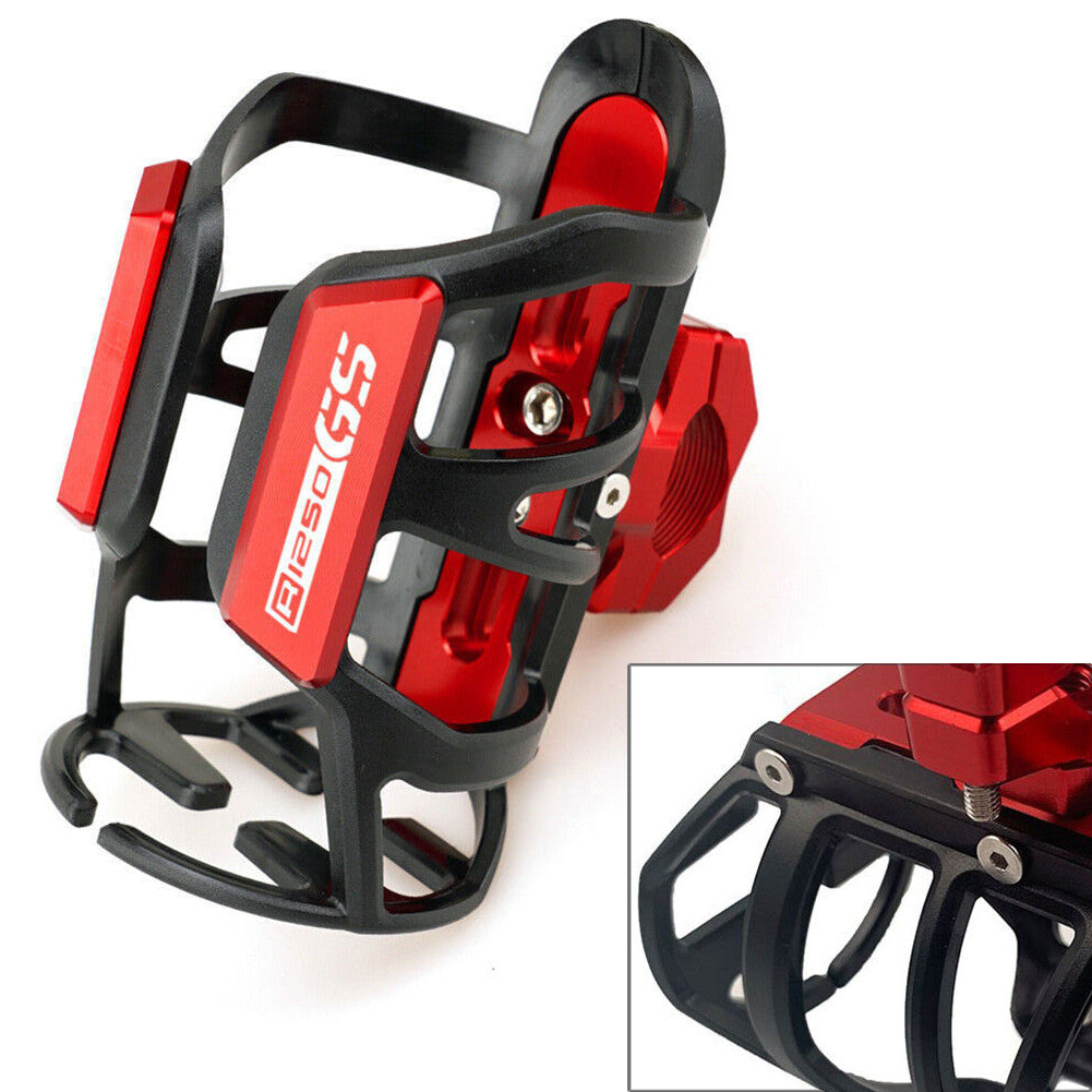 Getr?nkewasserflaschen-Trinkbecherhalterst?nder f¨¹r for BMW R1250GS ADV GS LC Rot