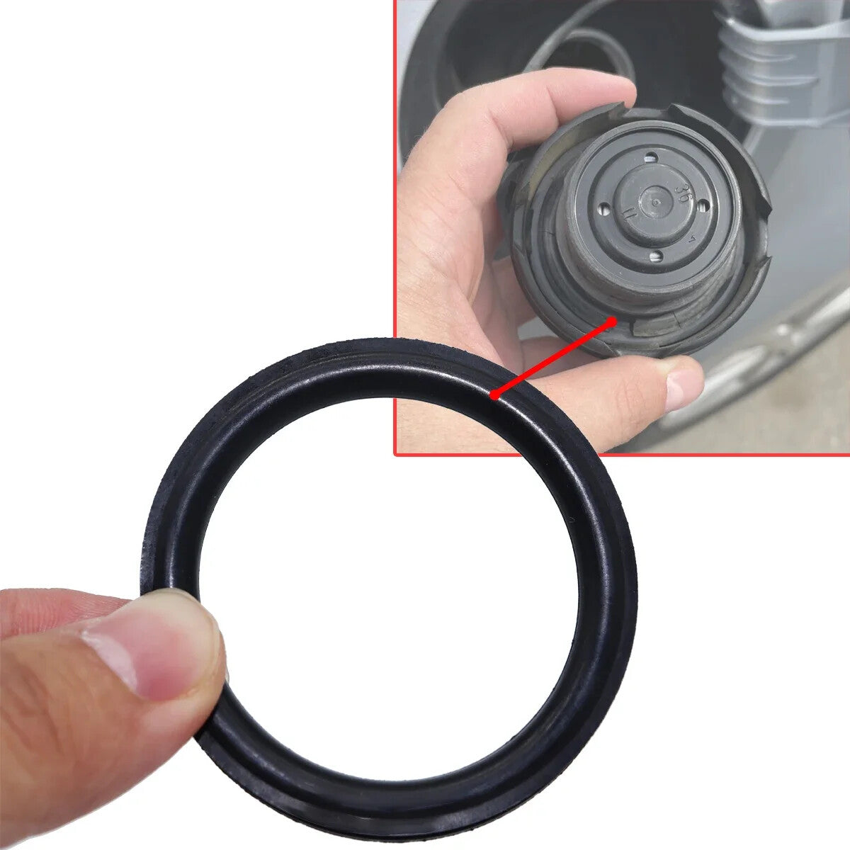 Fuel Cap Seal for Seat LEON Altea Fuel Filler Neck Gas Cap Repair Rubber Gasket