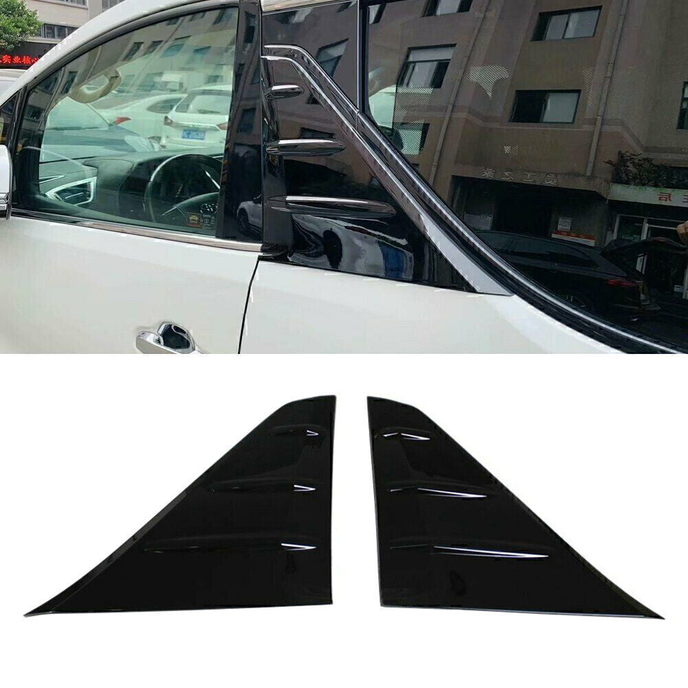 2-Piece B-Pillar Molded Cover with Mirror Finish Suitable for Toyota Alphard Vellfire 2016-19 2018