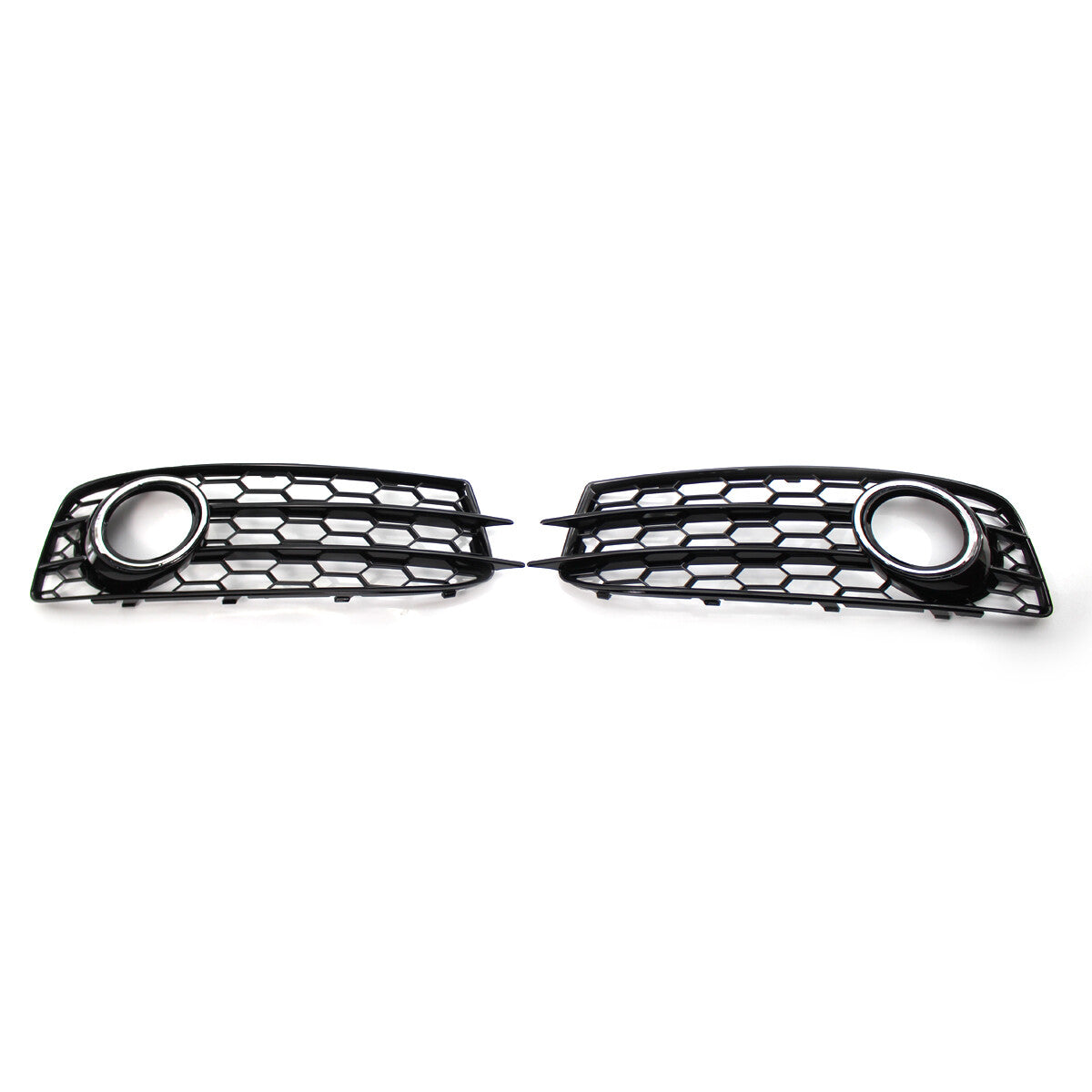 Honeycomb grille design for left and right front fog lights applicable to for Audi A3 8P S series 2009-2012