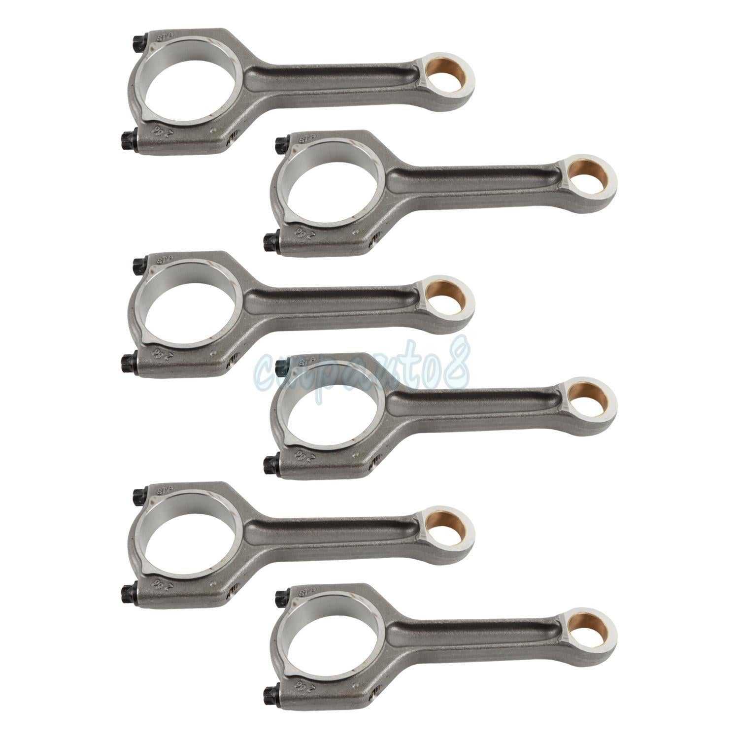 6pcs Connecting Rods 11247624615 for BMW 535i 40i F10 F30 M2 M3 M4 X6 N55 S55 3L