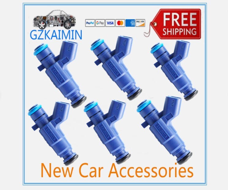 6-pack 0280156300 Injector Nozzles for 2007-2012 for Cadillac for Chevrolet 3.6 3.2
