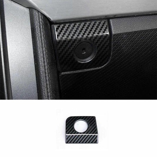 for Ford for Mustang 2015-2022 Steel Carbon Fiber for Co -Pilot Storage Box Bowl Trim 1PC