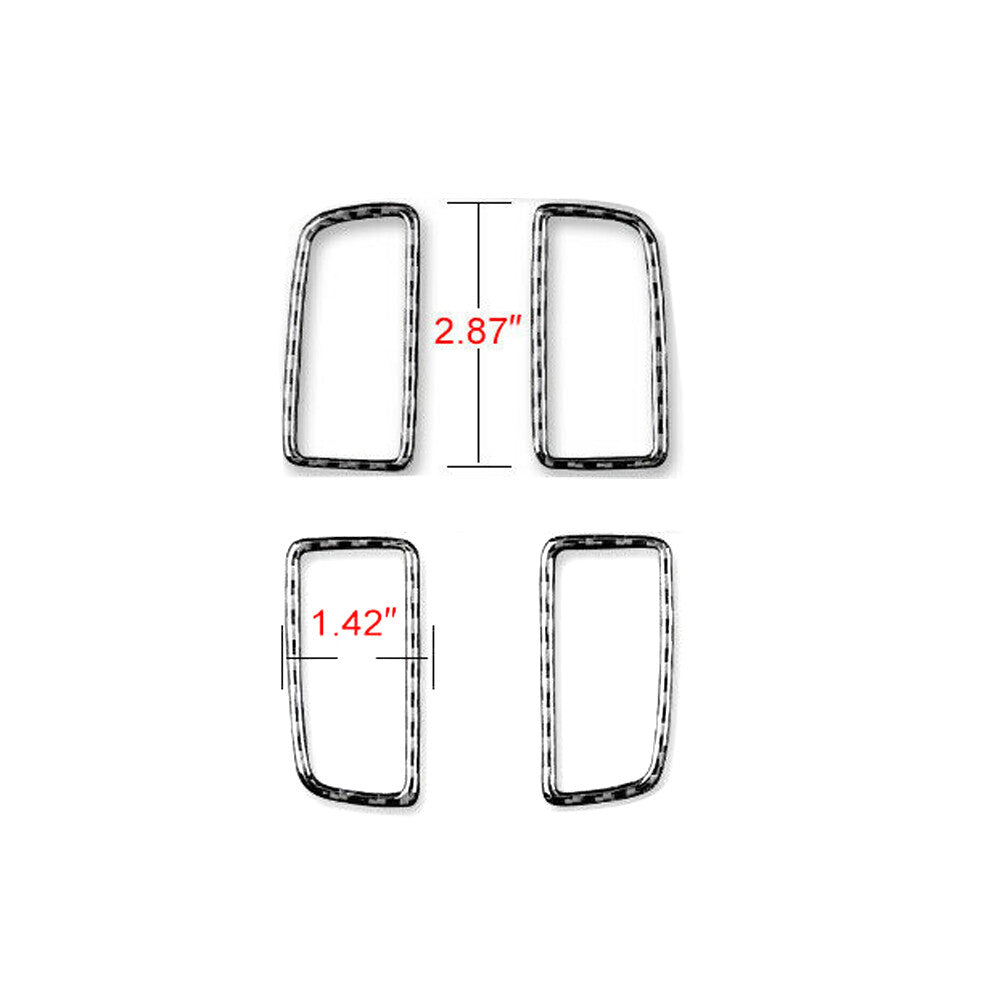Carbon Fiber Oil Temperature Control Cover Trim for Chevrolet Camaro 2010-2015